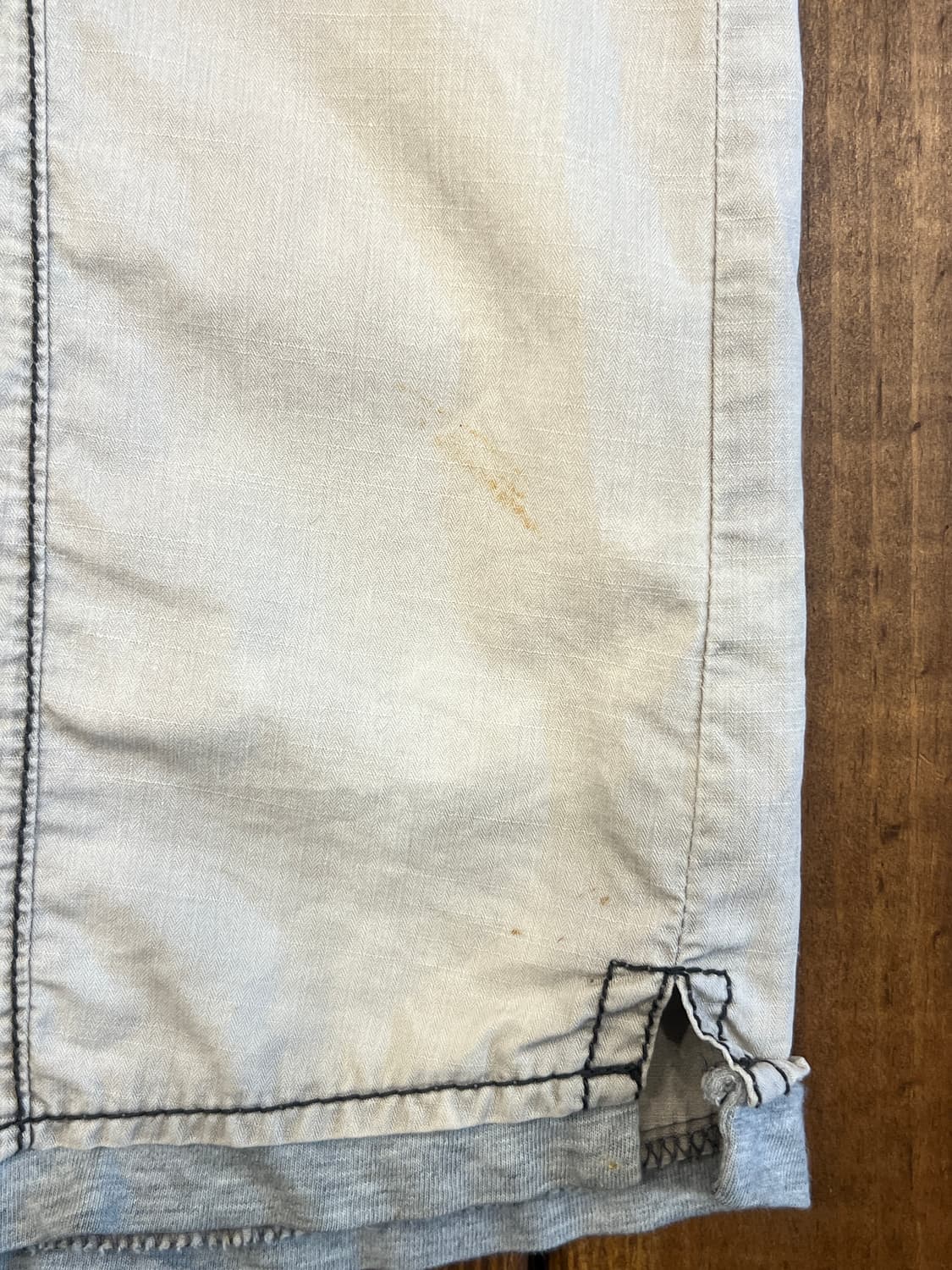 버카루 베이지 카고 반팔 셔츠  상품이미지7