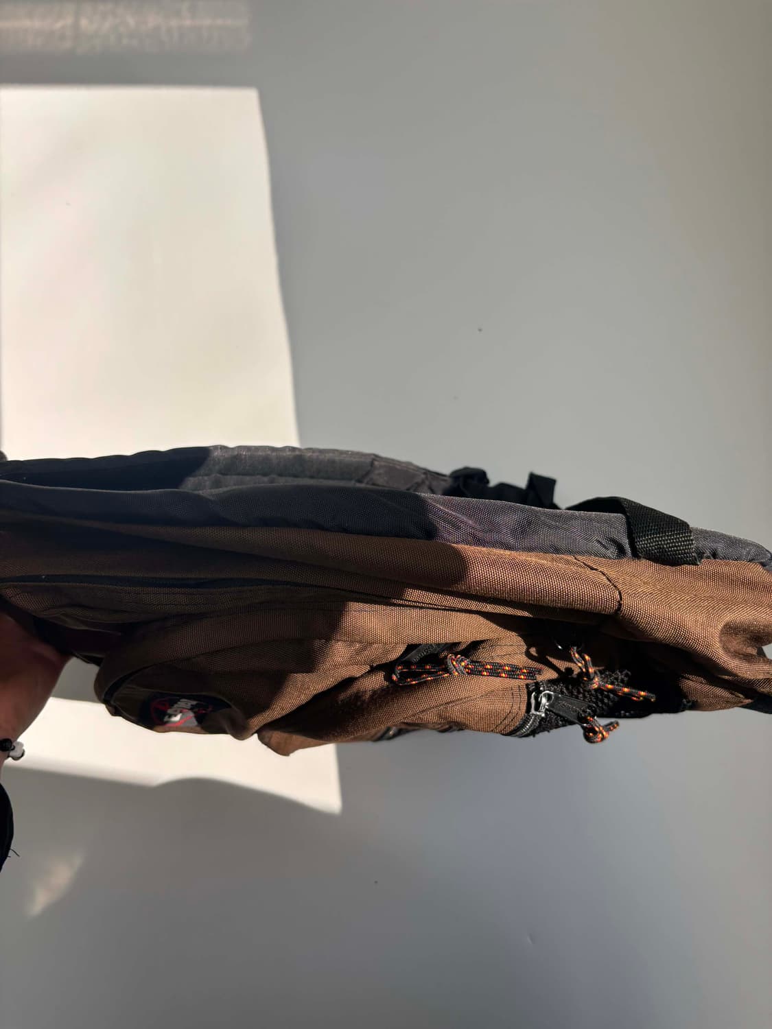 90s 이스트팩 가죽 백팩 브라운 made in usa 상품이미지3