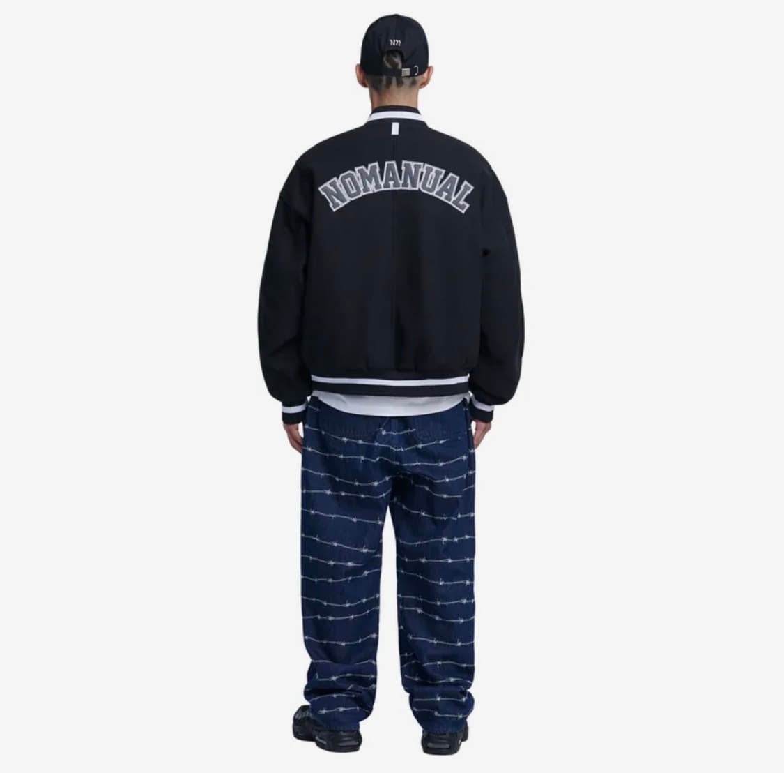 노메뉴얼 바시티자켓 누빔 M 상품이미지3