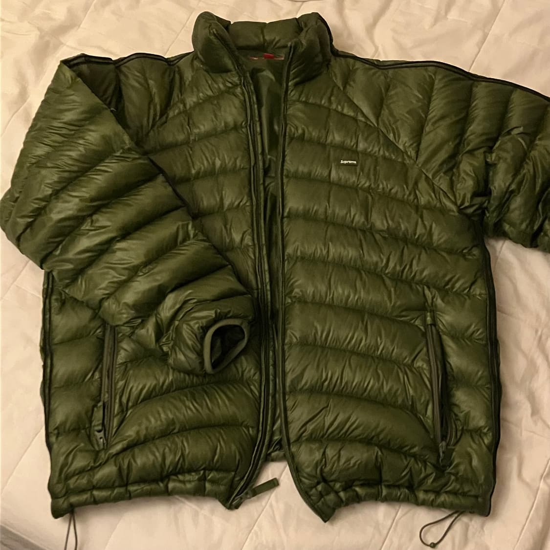 슈프림 마이크로 다운 자켓 올리브 상품이미지2