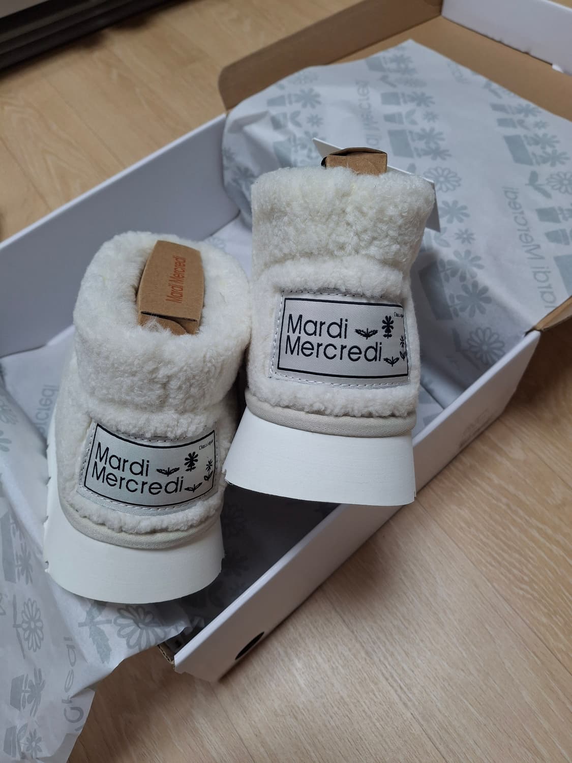(마지막특가) 마르디 부츠 화이트 250 (새상품) 상품이미지6