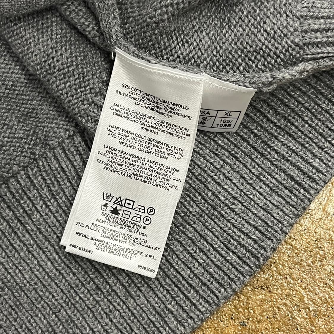 [정품/XL] 브룩스브라더스 니트 가디건 b16 상품이미지6