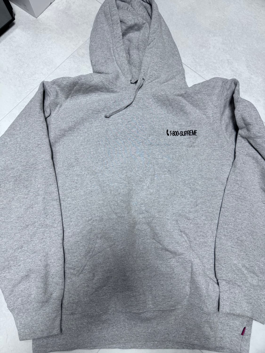 (중고/XL) 슈프림 19FW i-800 후드 그레이 XL 상품이미지2