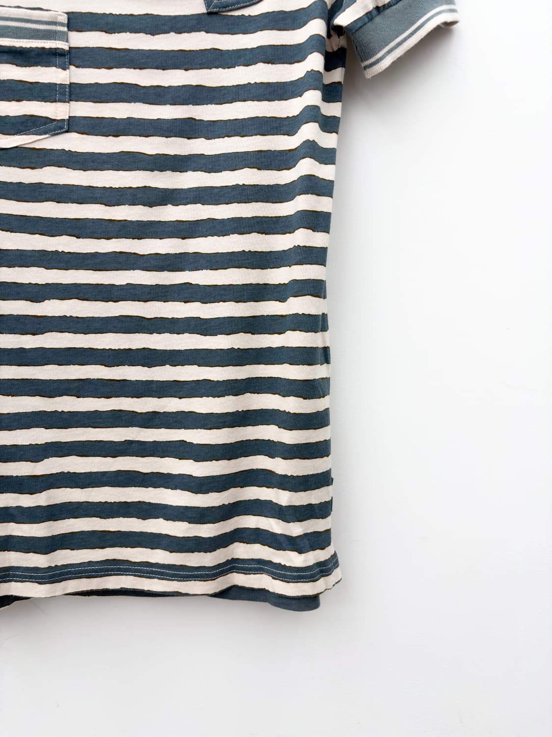 STRIPE BOAT NECK SHIRT 상품이미지3