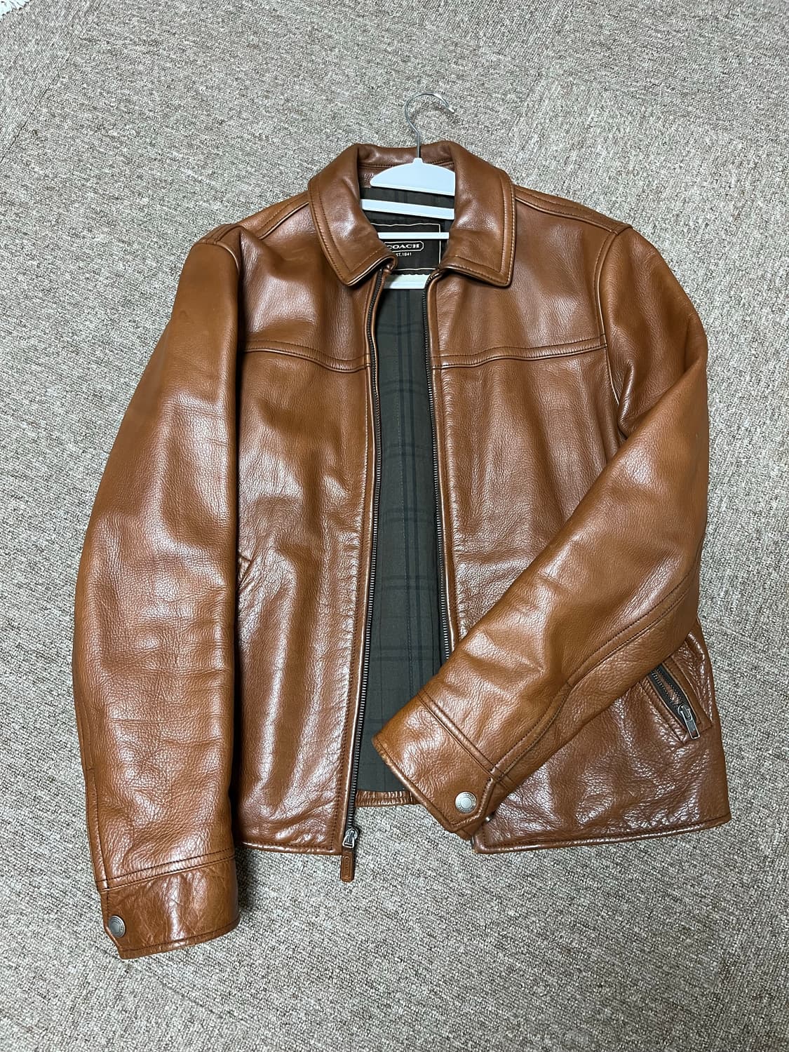 Coach leather JK 상품이미지1