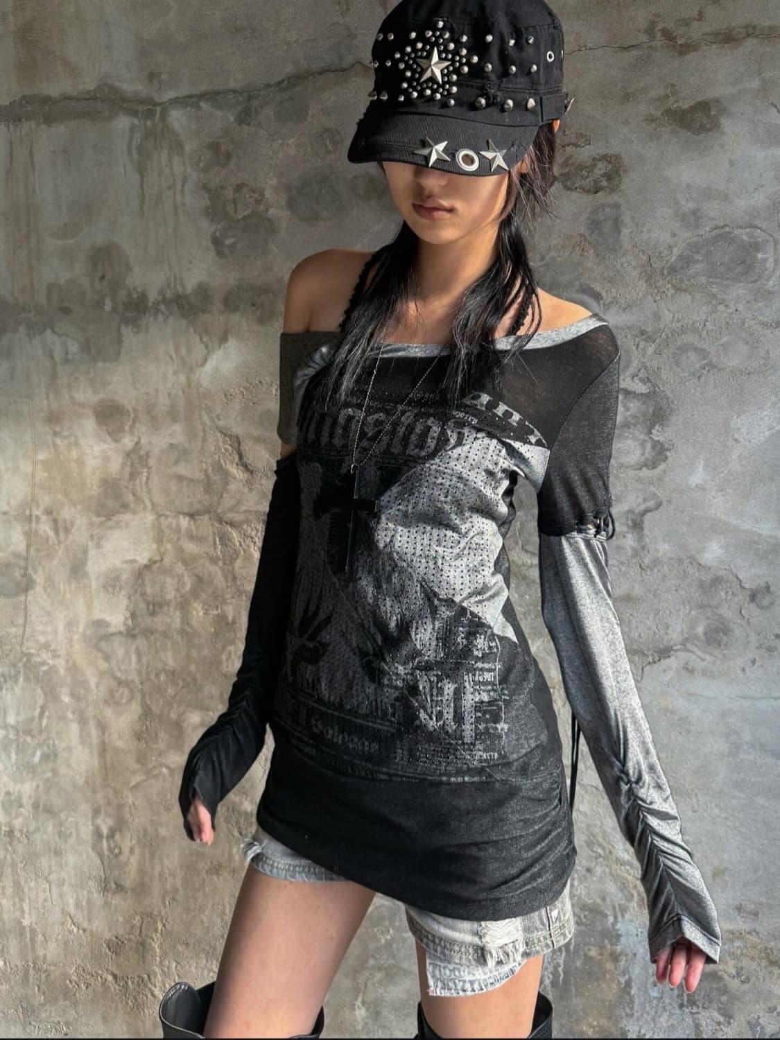 salvage long-sleeved one-piece 상품이미지3