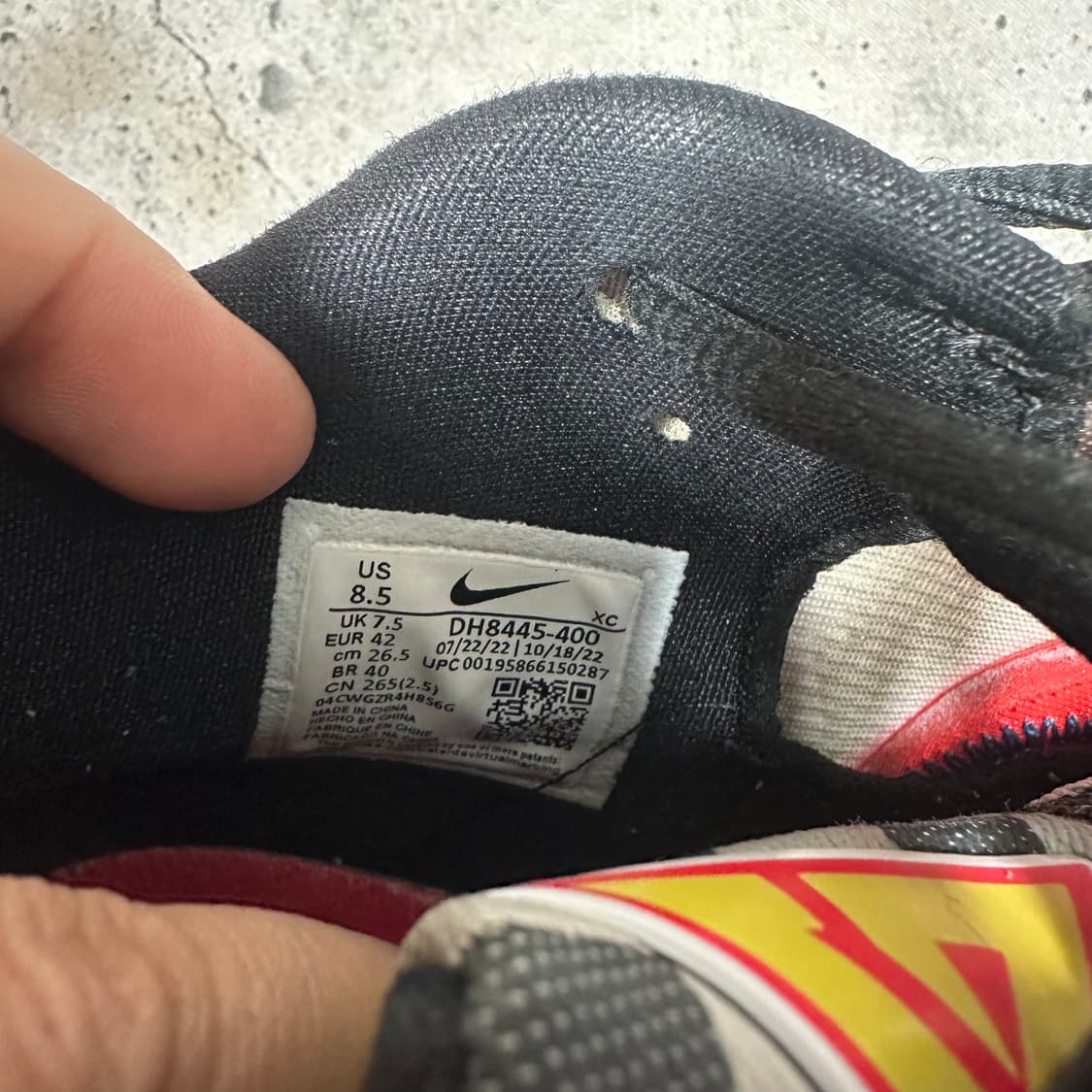 ✨ (바배) 나이키 x 핫 휠 PG 6 EP 사이렌 레드 운동화 상품이미지7