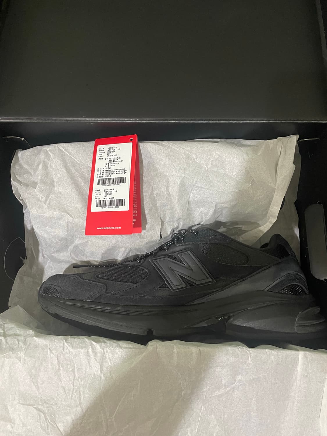 뉴발란스 u2010acb 트리플블랙 290 사이즈 상품이미지1