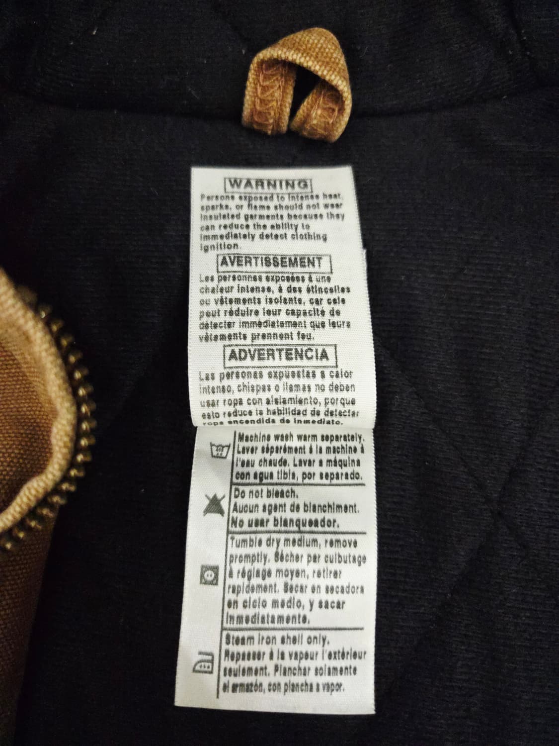 칼하트 WJ130 워크 자켓_S 상품이미지9