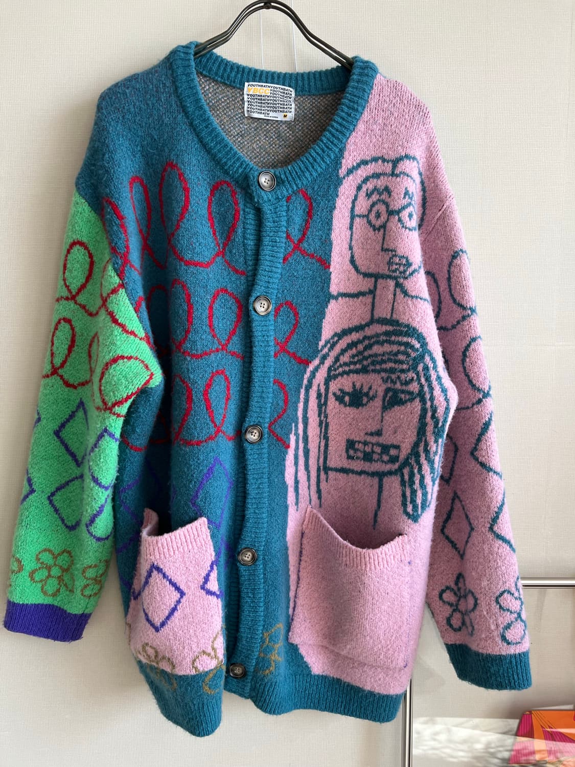 유쓰배쓰 드로잉 가디건 상품이미지9