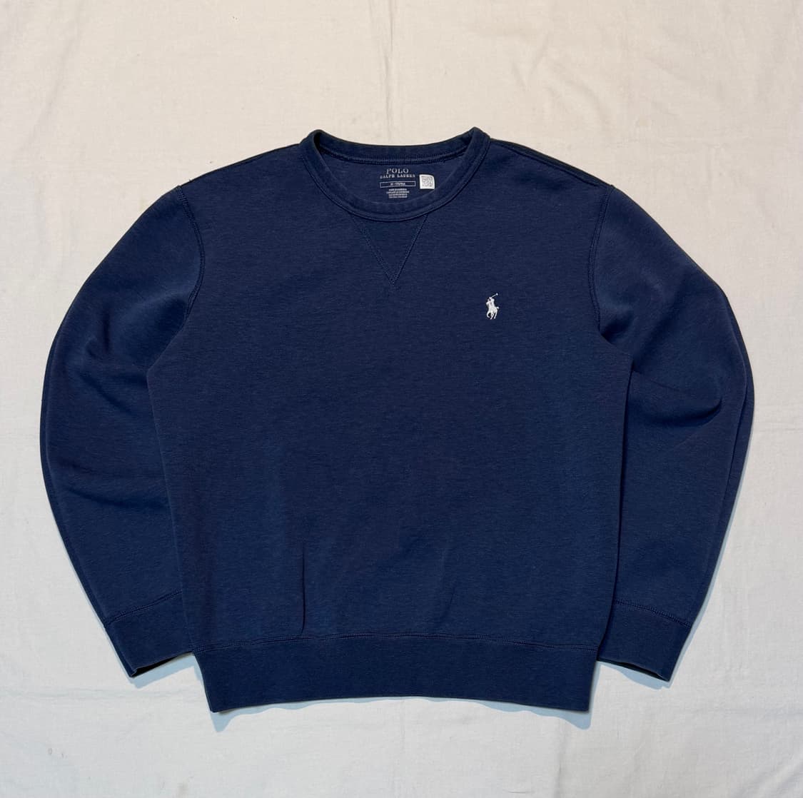 큐알) 폴로 랄프로렌 맨투맨 스웻셔츠 워시드 블루 상품이미지1