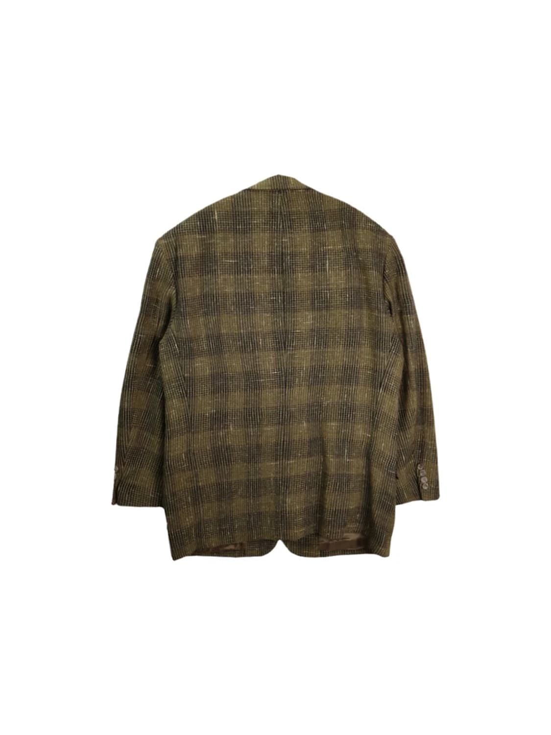 휴고보스 실크 울 체크 블레이저 상품이미지5