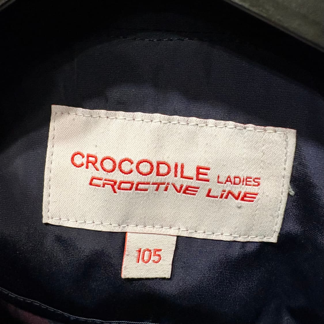 크로커다일 네이비 퀼팅 점퍼 105 상품이미지5