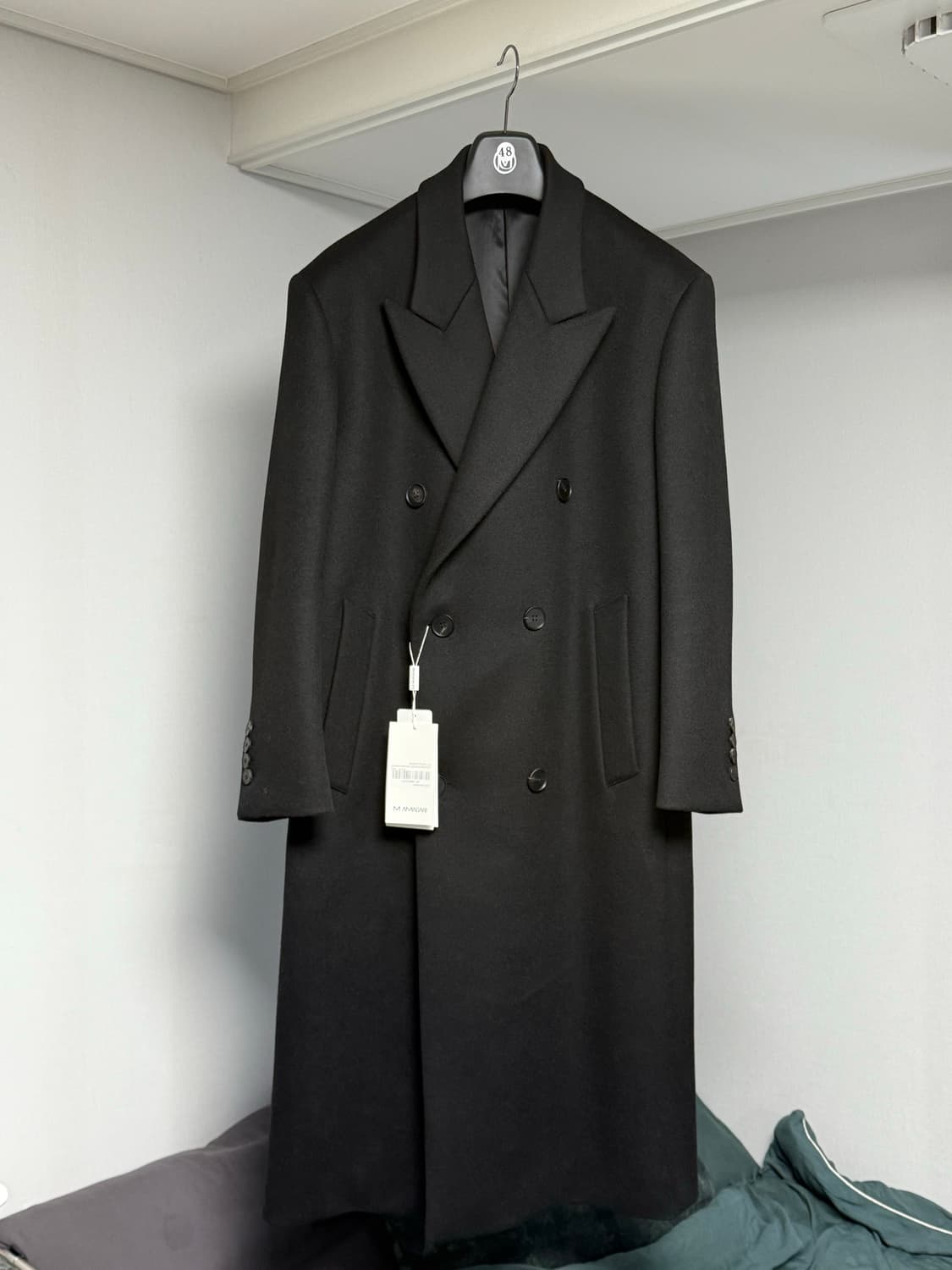 (새상품) 마마가리 오버사이즈 더블 브레스티드 코트 48 상품이미지2