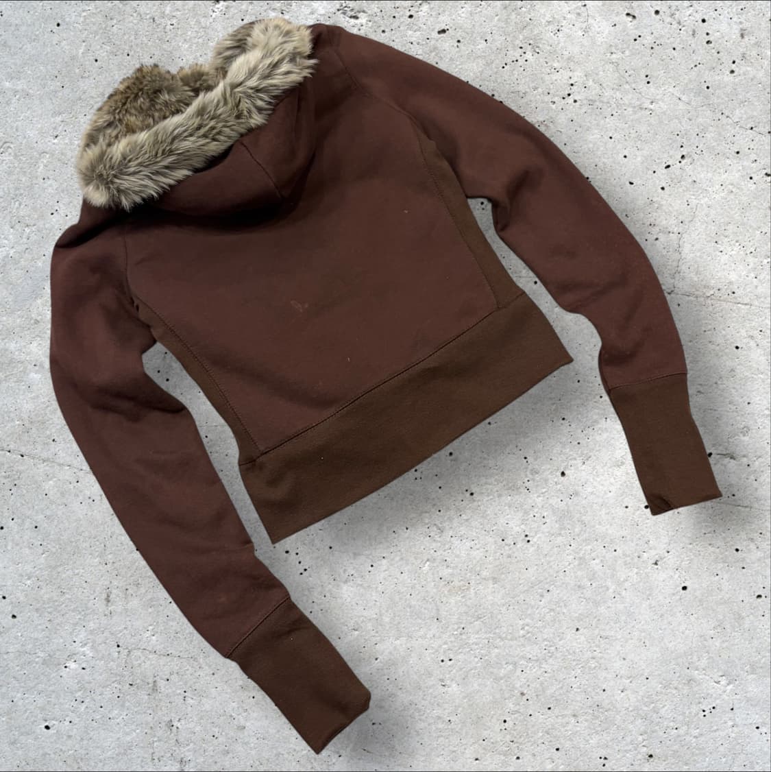[L] 아베크롬비 울프죠 퍼 후드 집업 브라운 C922 상품이미지2