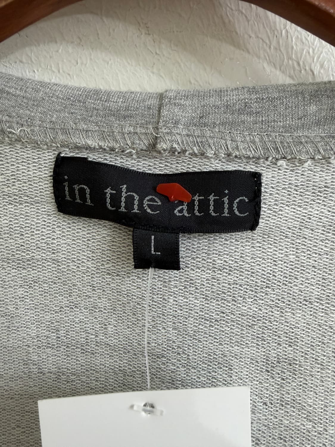 인더애틱 그레이 펑크 프린팅 후드집업 상품이미지9