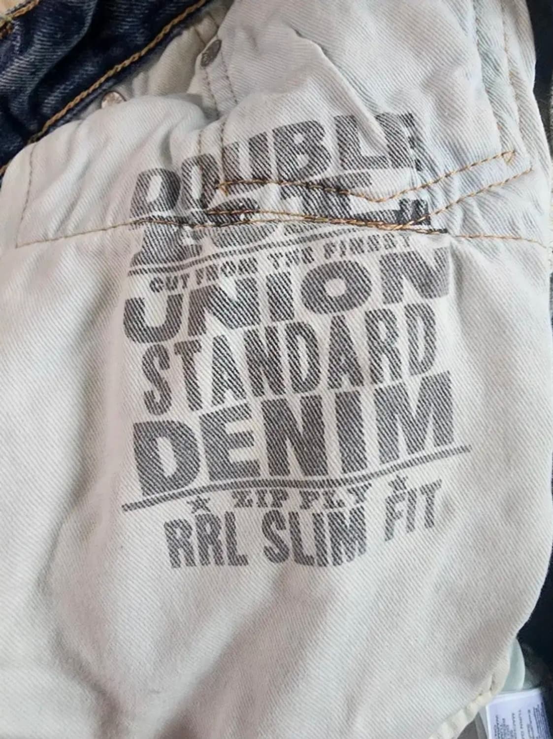 RRL 더블알엘 슬림핏 리페어 디스트로이드 데님 32x32 상품이미지6