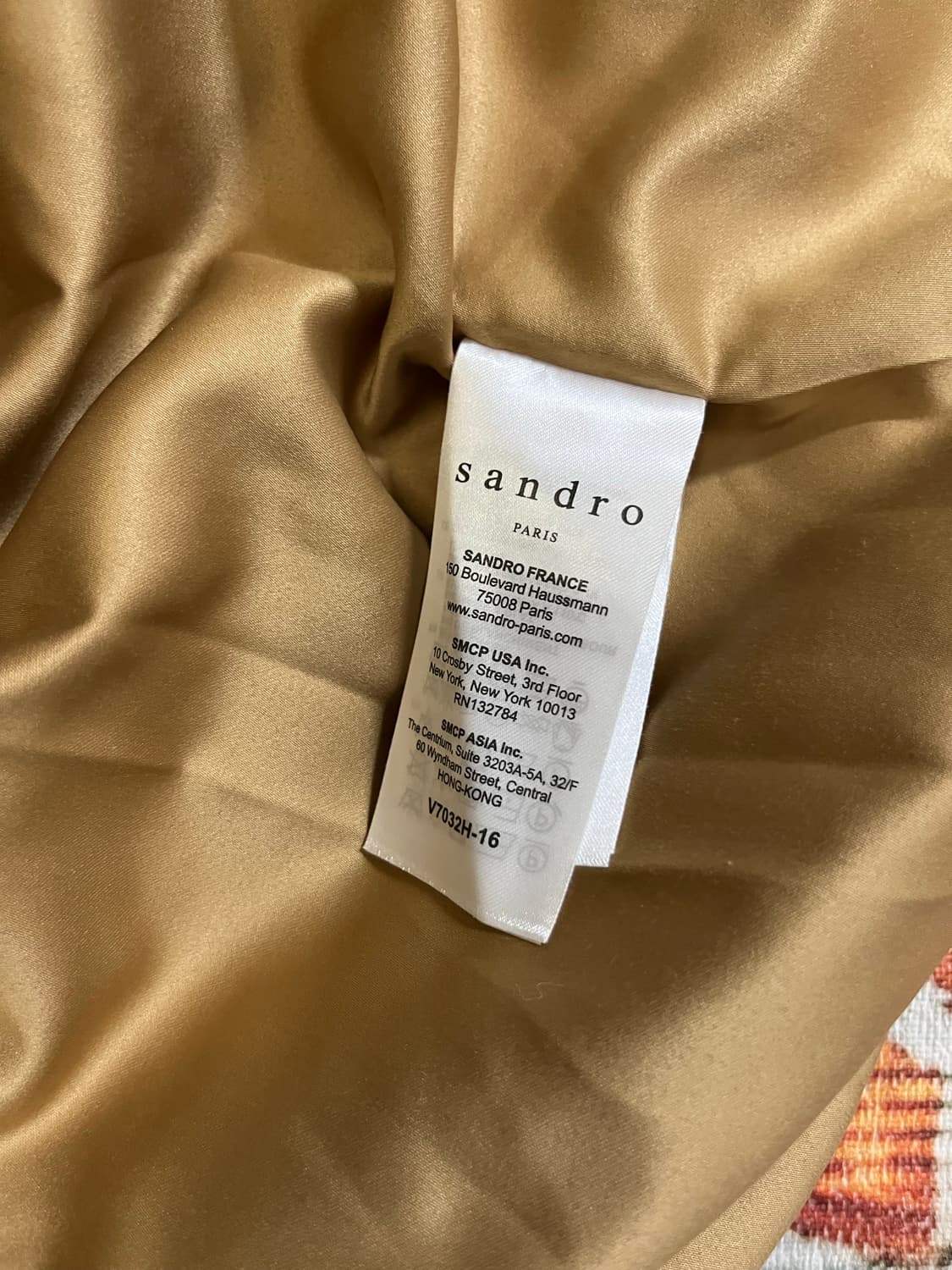 산드로 벨벳 퀼팅 패딩 상품이미지9