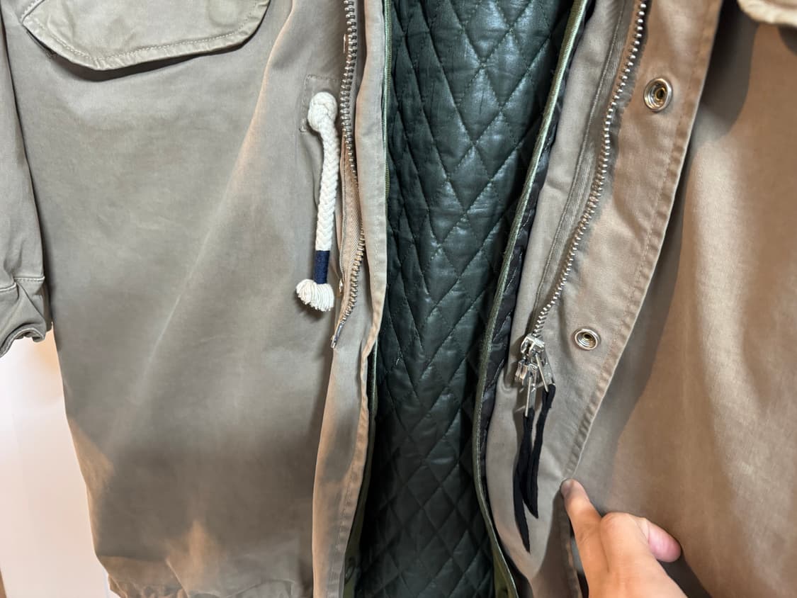 The Editor 이태리 메이드 피쉬 테일 파카 / 46사이즈 상품이미지3