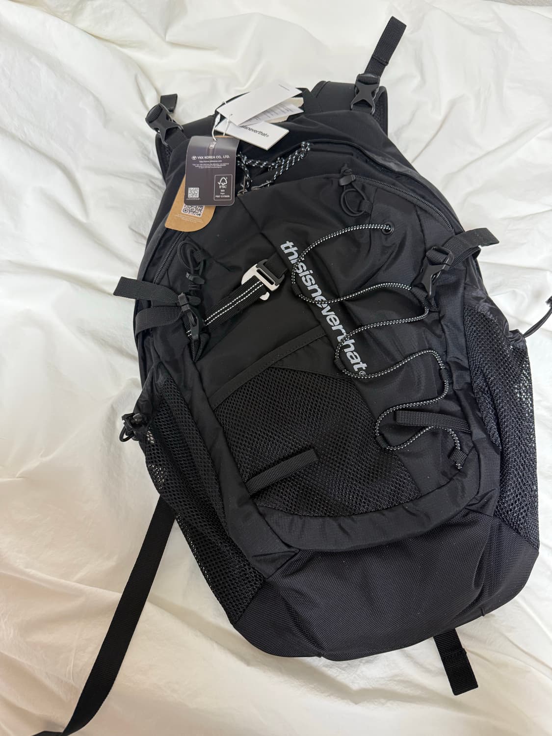 thisisneverthat 필드 백팩 28 블랙 새상품 택O 상품이미지1