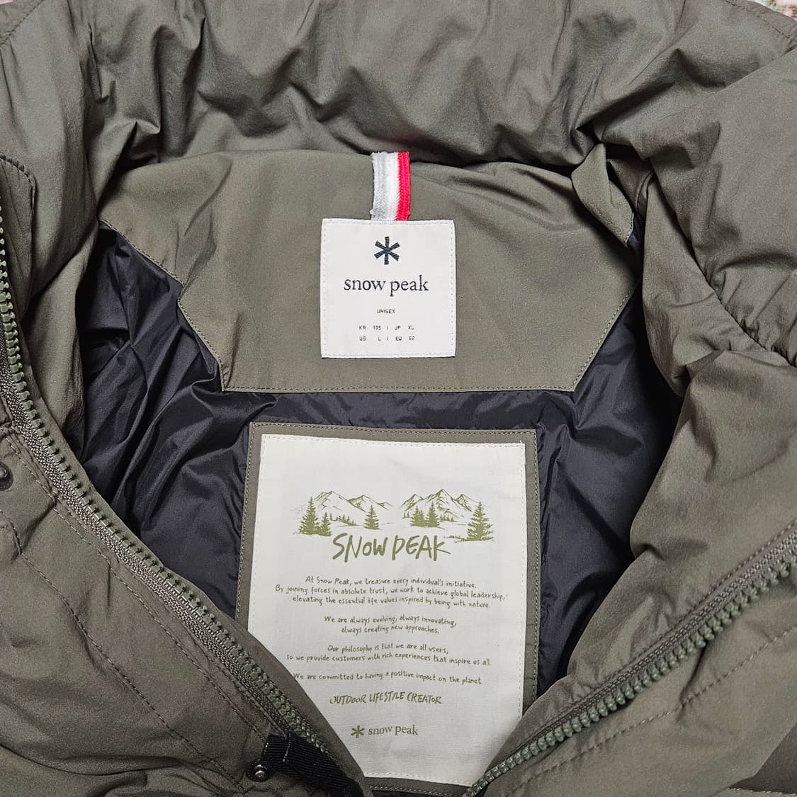 2021FW 스노우피크 덕다운 자켓 상품이미지3