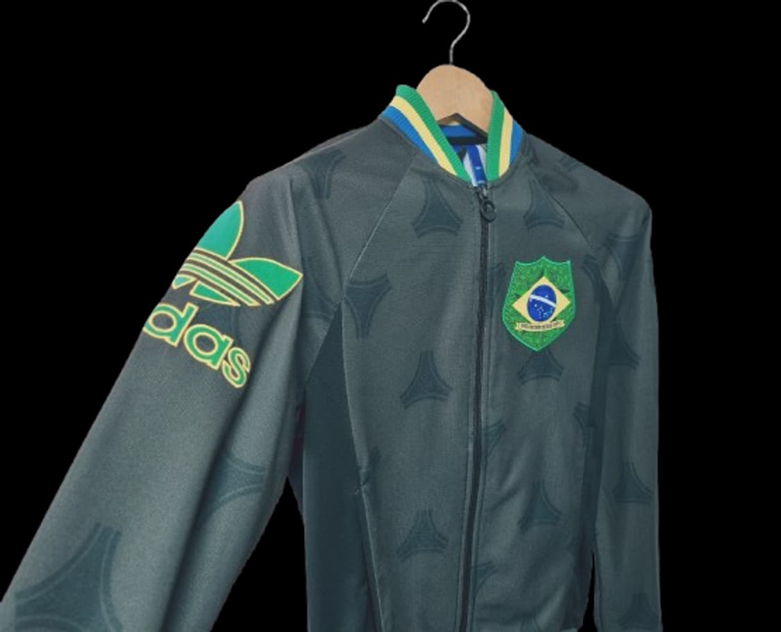 남성 아디다스 OG 불꽃 브라질 트랙탑 져지 저지 집업 트레이닝복 상품이미지1