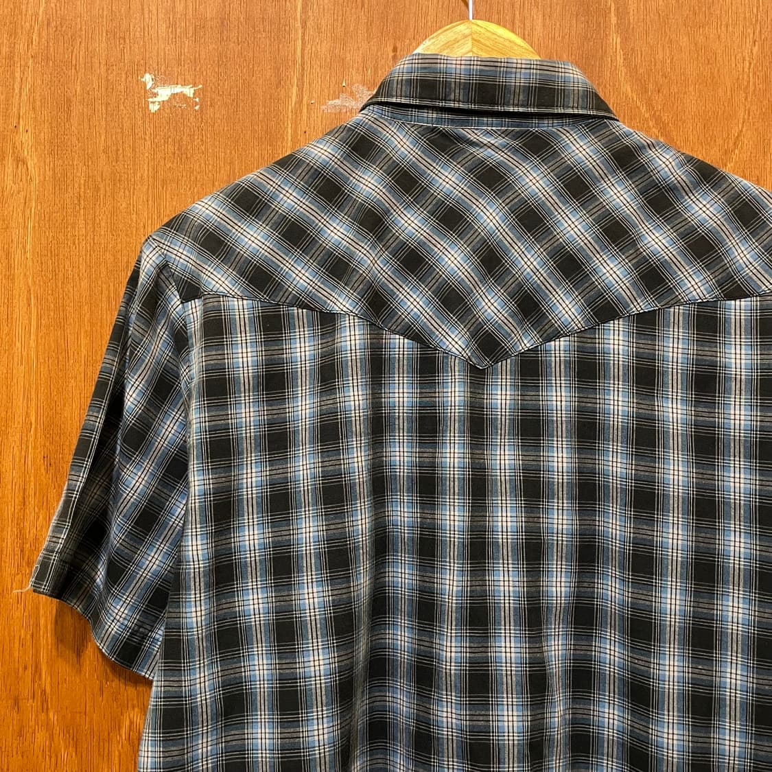 Wrangler 랭글러 체크 웨스턴 반팔 셔츠 상품이미지5