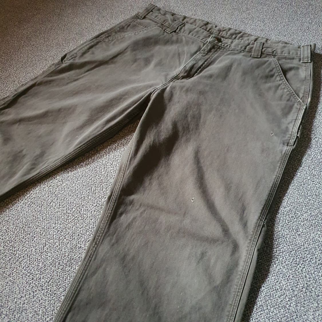 칼하트B324 워시드 트윌 던가리 워크 팬츠 no.81 상품이미지3