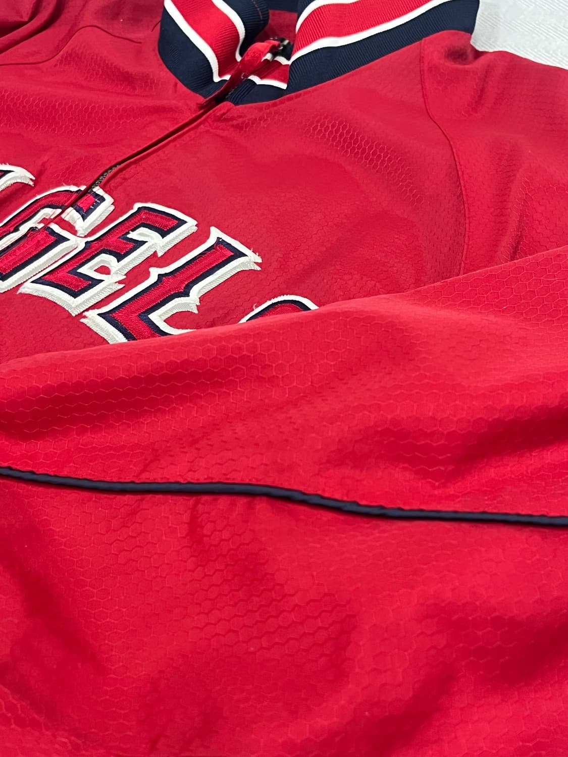 마제스틱 LA 에인절스 바람막이 웜업 야구 점퍼 XL 상품이미지5