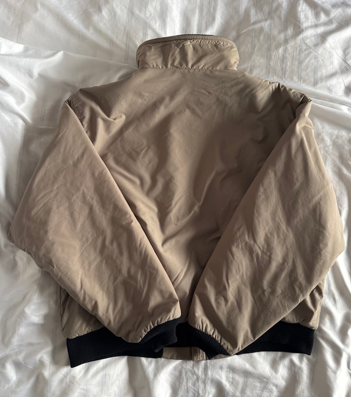 [L] USA MADE 90s 엘엘빈 ll bean 웜업 자켓 tan 상품이미지2