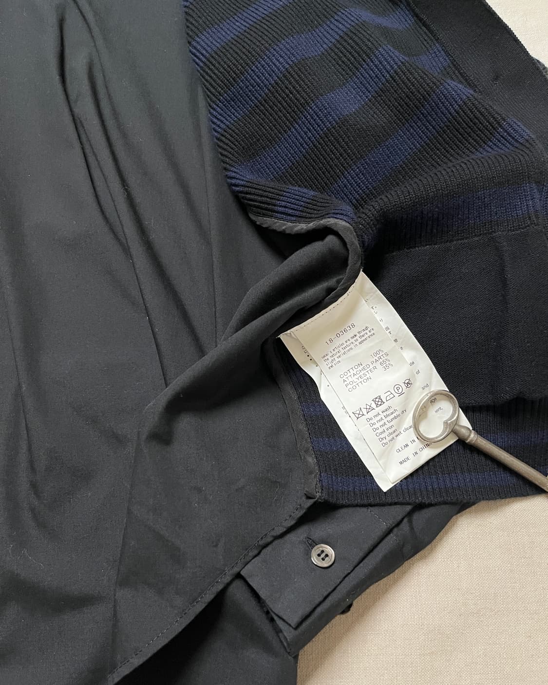 사카이 셔츠 도킹 가디건 sacai 레이어드 스트라이프 가디건 상품이미지7