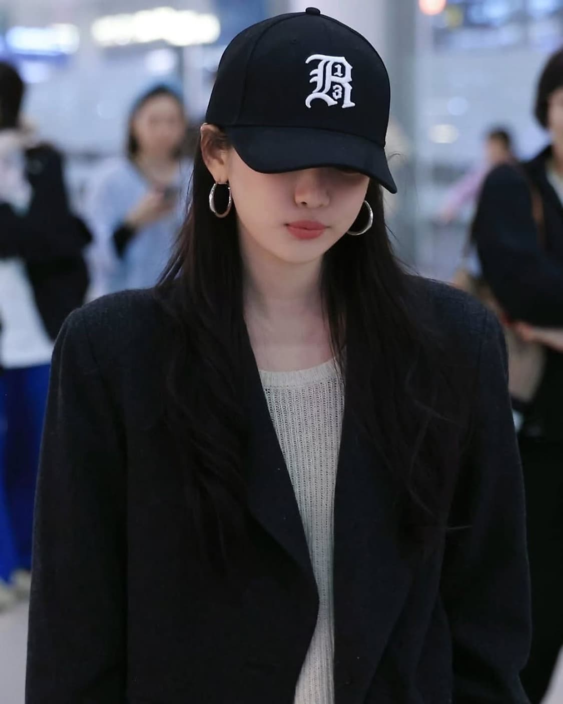 [에스파 닝닝님 착용] R13 25ss 로고 트러커 볼캡 상품이미지1