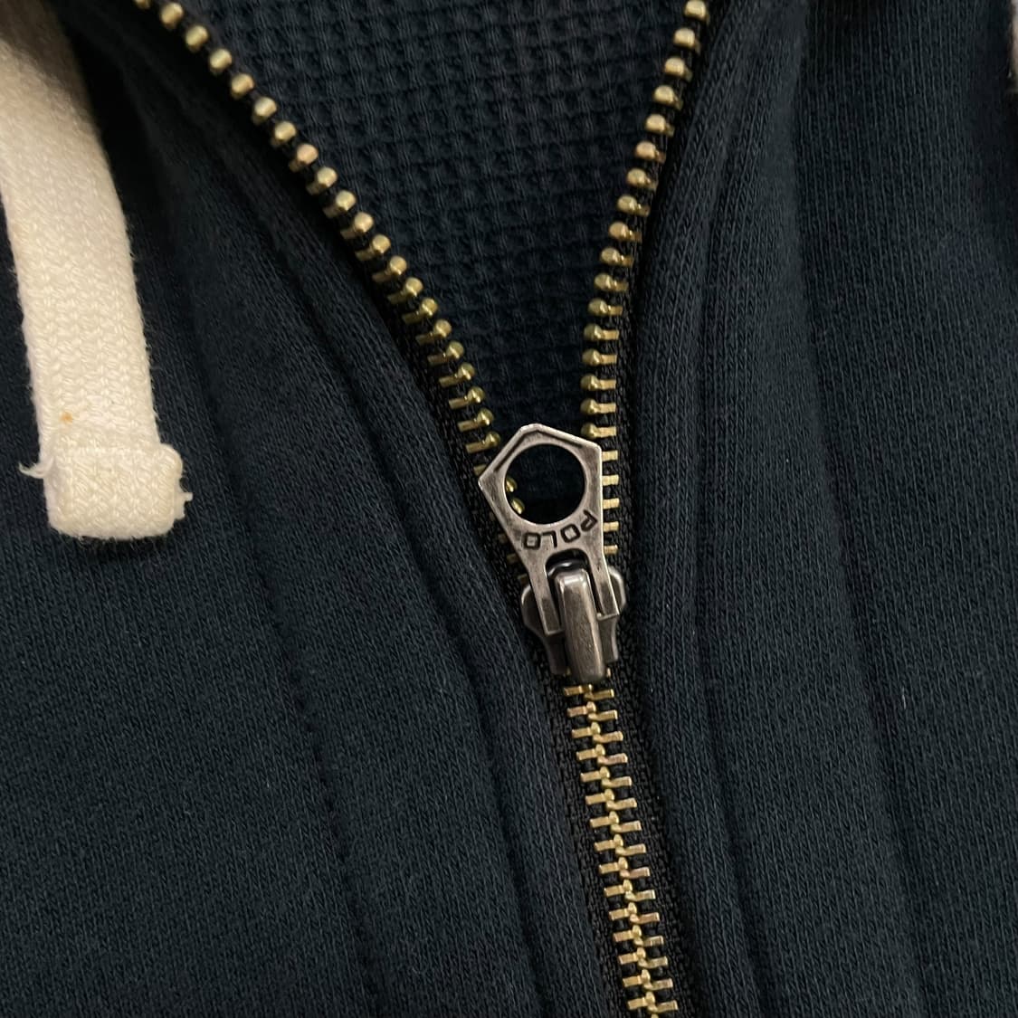 폴로 랄프로렌 포니 로고 써멀 후드집업 다크네이비 상품이미지3