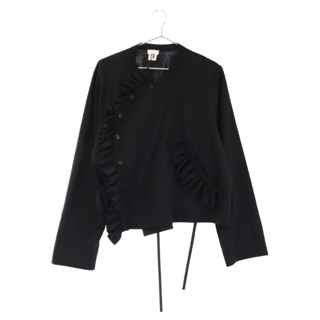 꼼데가르송 Noir kei ninomiya 21ss 프릴 블랙 자켓 m 상품이미지2