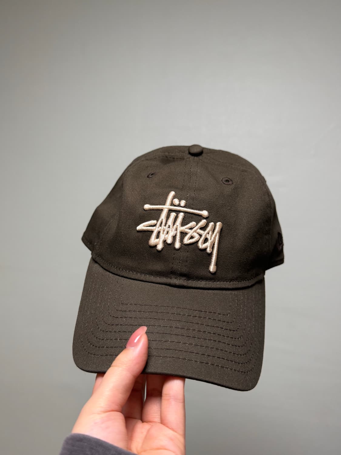 스투시 뉴에라 9TWENTY 스트랩백 월넛 볼캡 상품이미지2