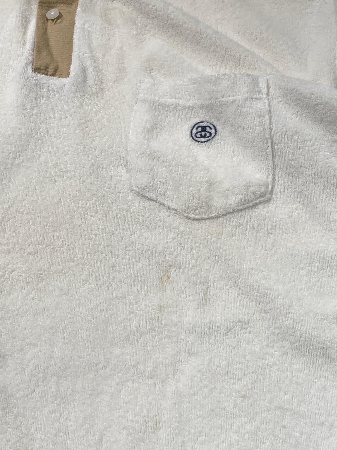 스투시 크림 싱글 포켓 타월 폴로 니트 상품이미지9