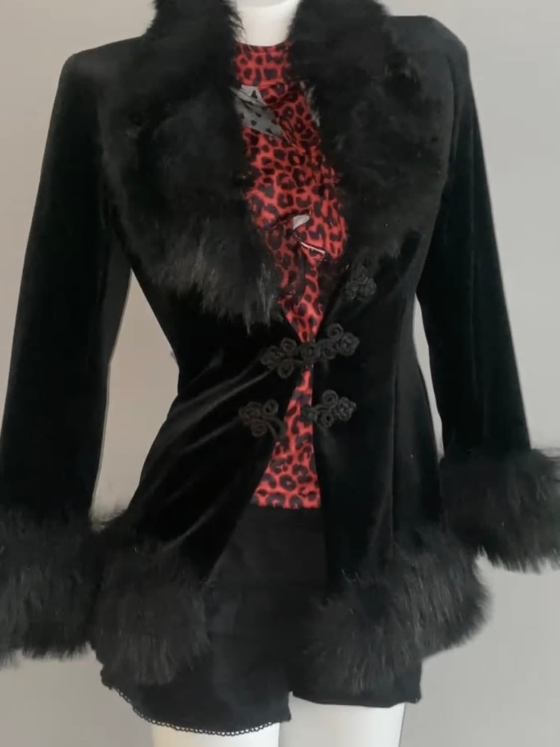 일본 빈티지 일브 케토하우스 큐빈티지 샵오공이 퍼코트 세실맥비 잉그니 상품이미지2