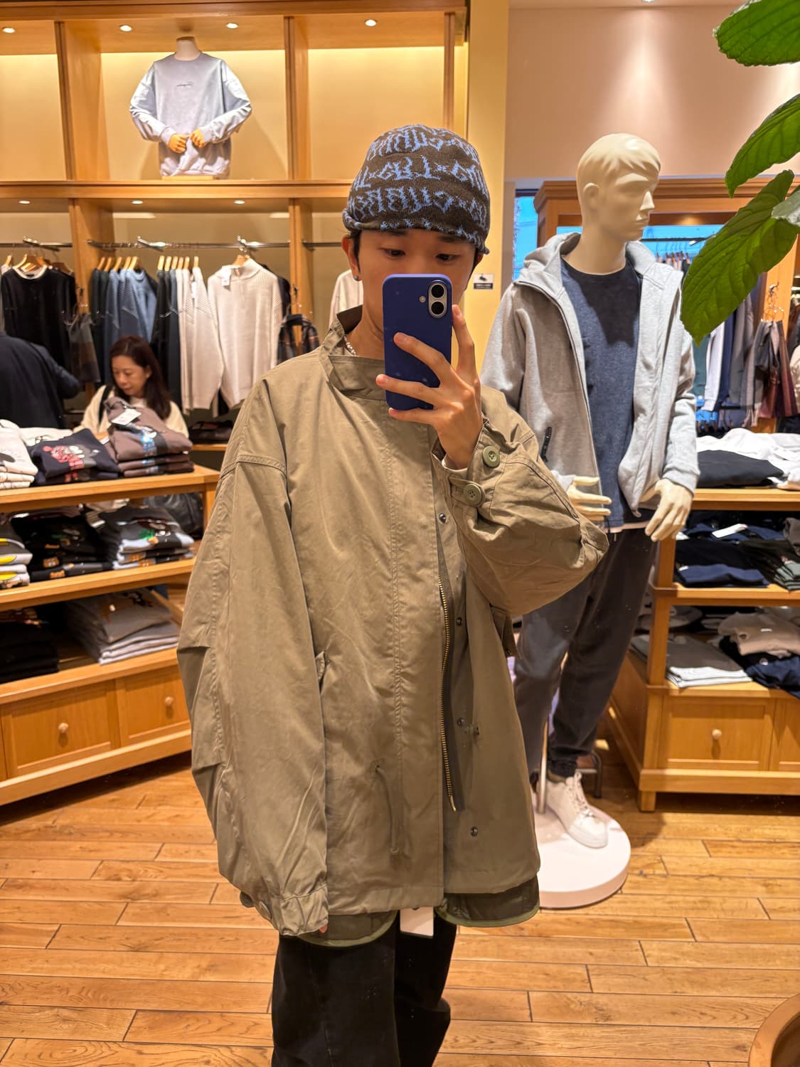 (내피포함) 3-way short coat 쇼트모즈코트 야상 상품이미지4