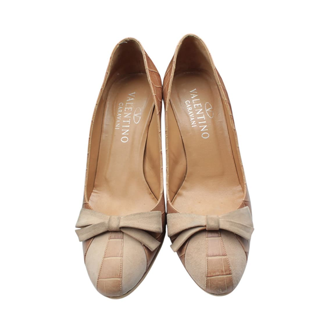 발렌티노 와니패턴 스웨이드 펌프스 37 1/2 상품이미지2