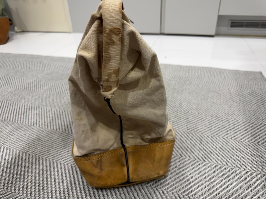 (소장용 초레어) 40-50s 캔버스 가죽백  상품이미지5