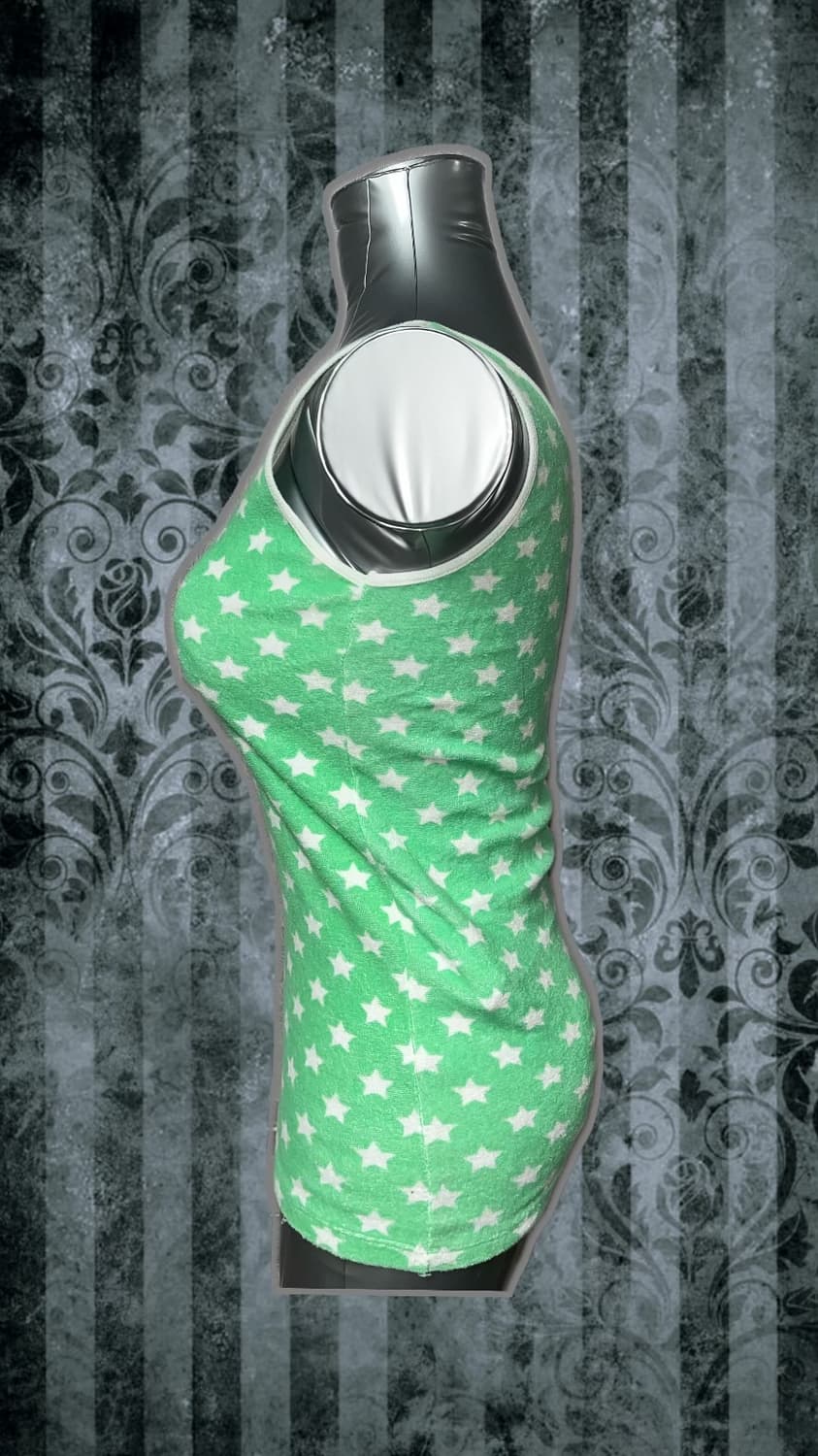 빈티지 스타 테리 슬리브리스 갸루 키치 상품이미지2