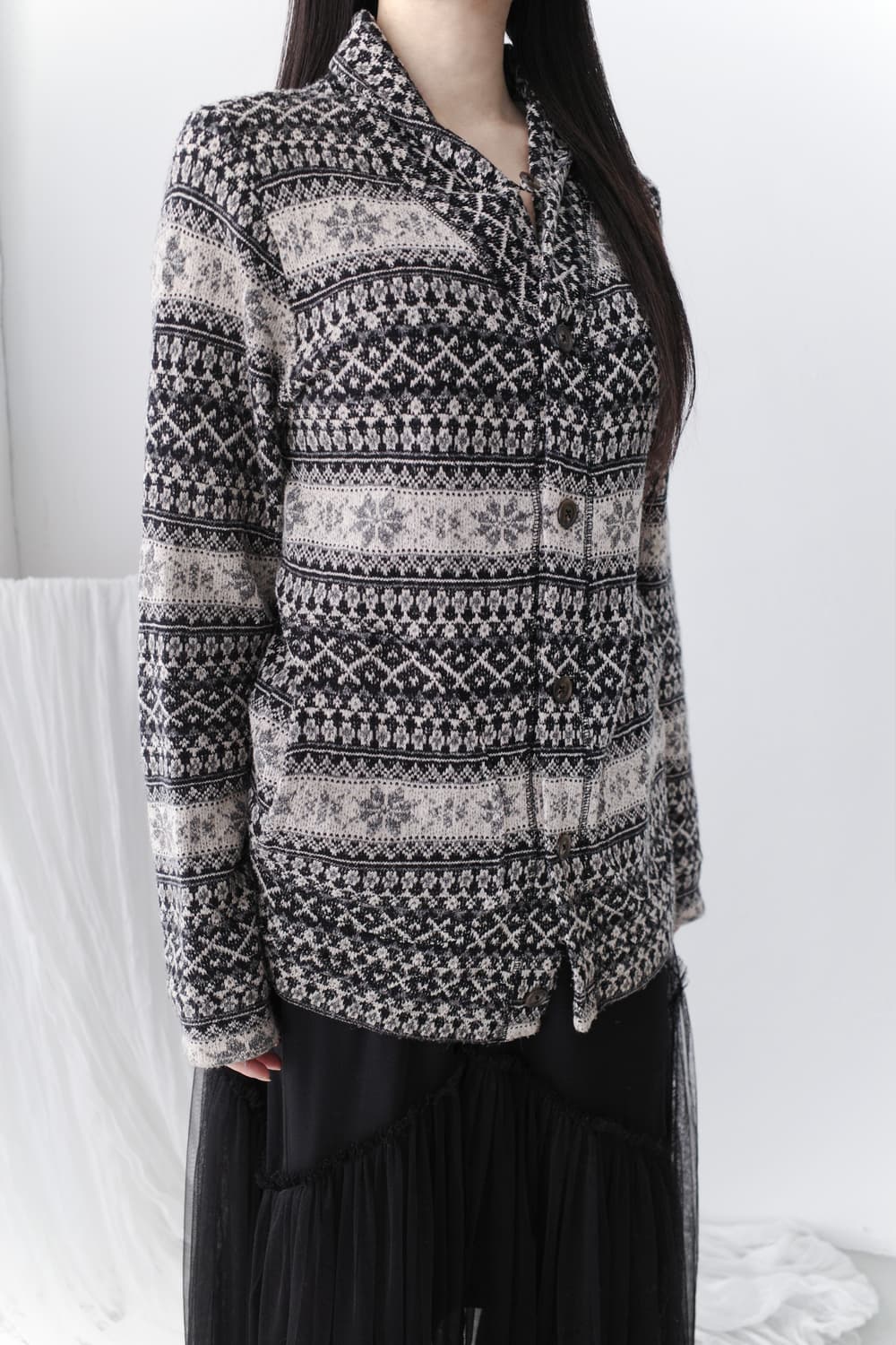 urban research) nordic button cardigun 상품이미지6