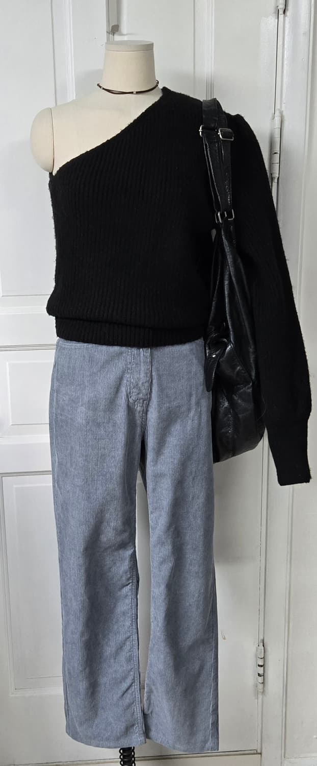 Lucir zu루시르주 원숄더 니트 상품이미지3