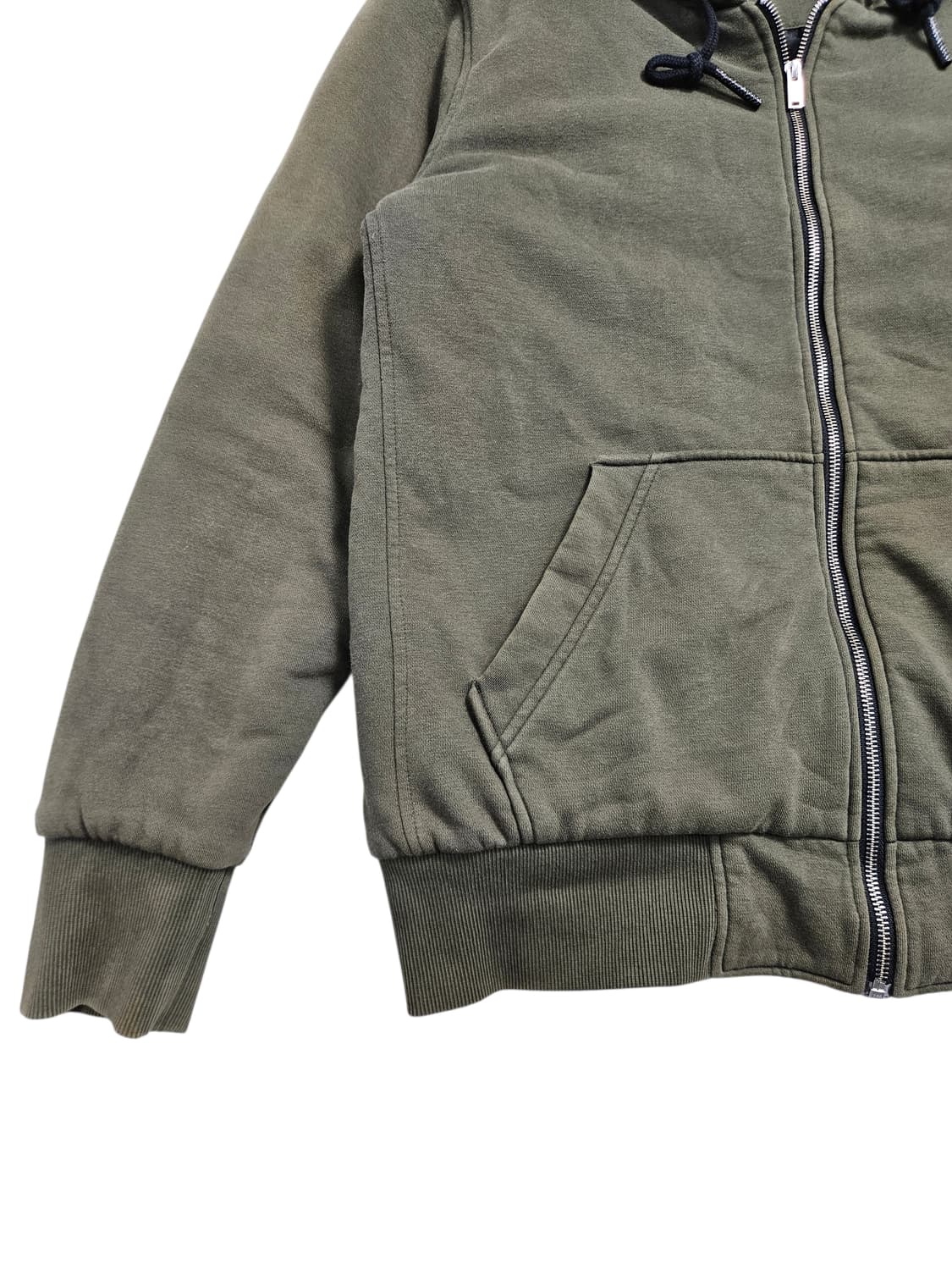 무스너클 버니 후드집업 카키 상품이미지5