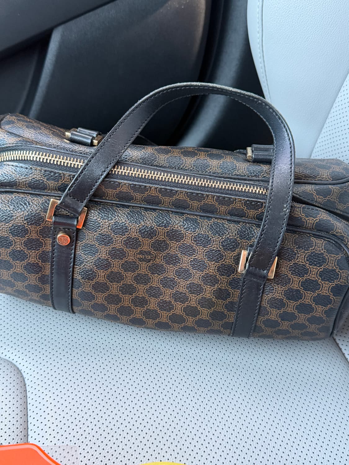 올드셀린 블랙 마카담 볼링백 상품이미지1