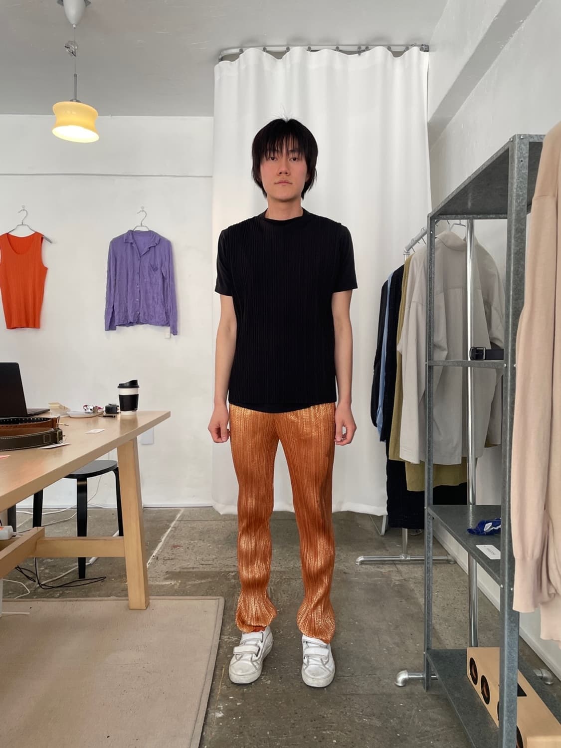 Issey Miyake Pleats Please glitter pants 상품이미지2