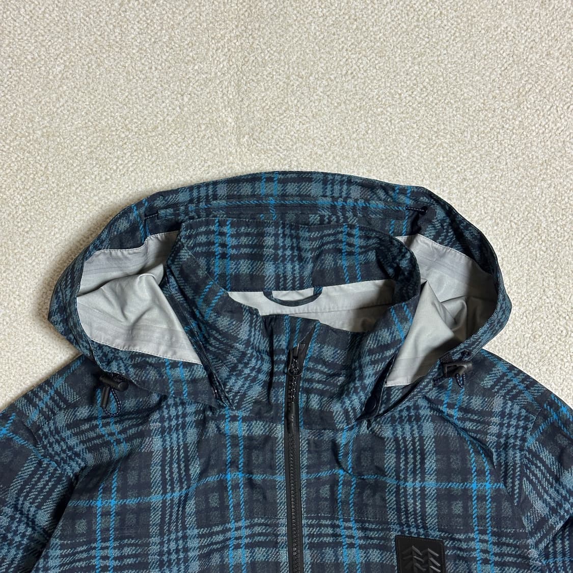 코오롱 스포츠 체크 프린트 방수 자켓 상품이미지5