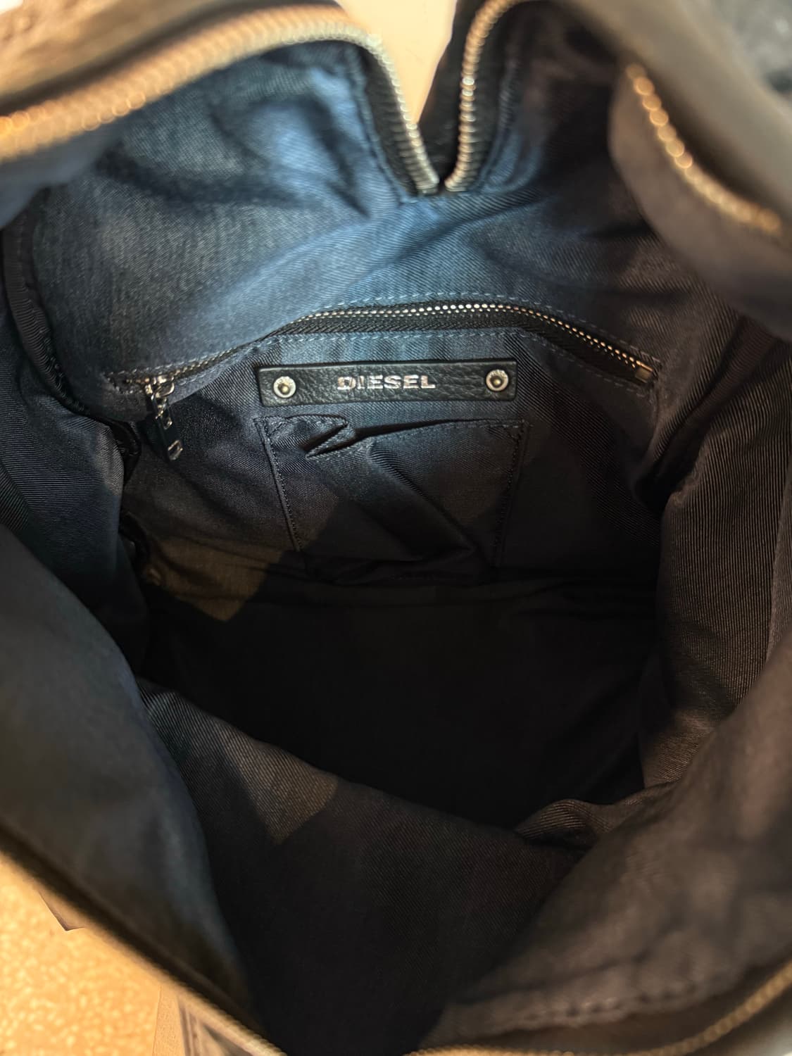 DIESEL Black Leather Backpack 상품이미지6