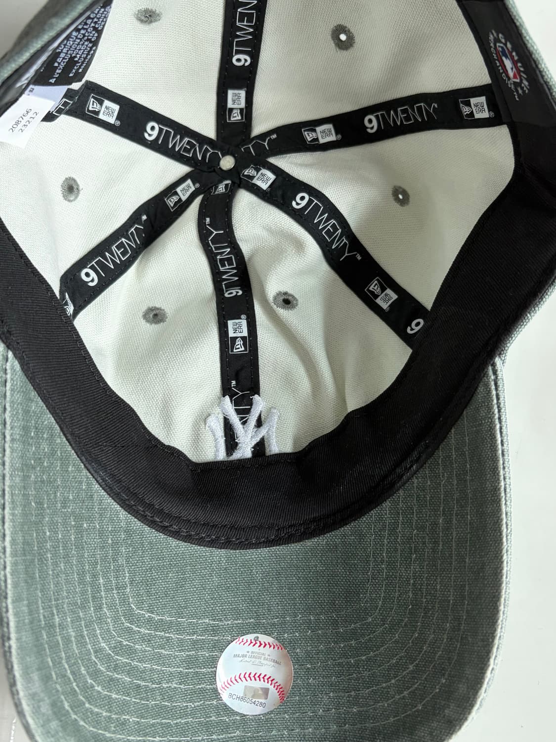 앰엘비 워싱 볼캡 카키 상품이미지3