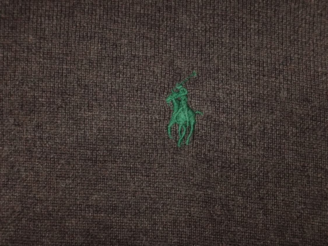 (M/95) 폴로랄프로렌 메리노 울 반집업 터틀넥 니트 상품이미지5